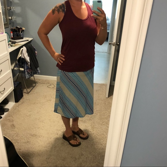 Marmot Dresses & Skirts - Striped, super comfy Marmot skirt